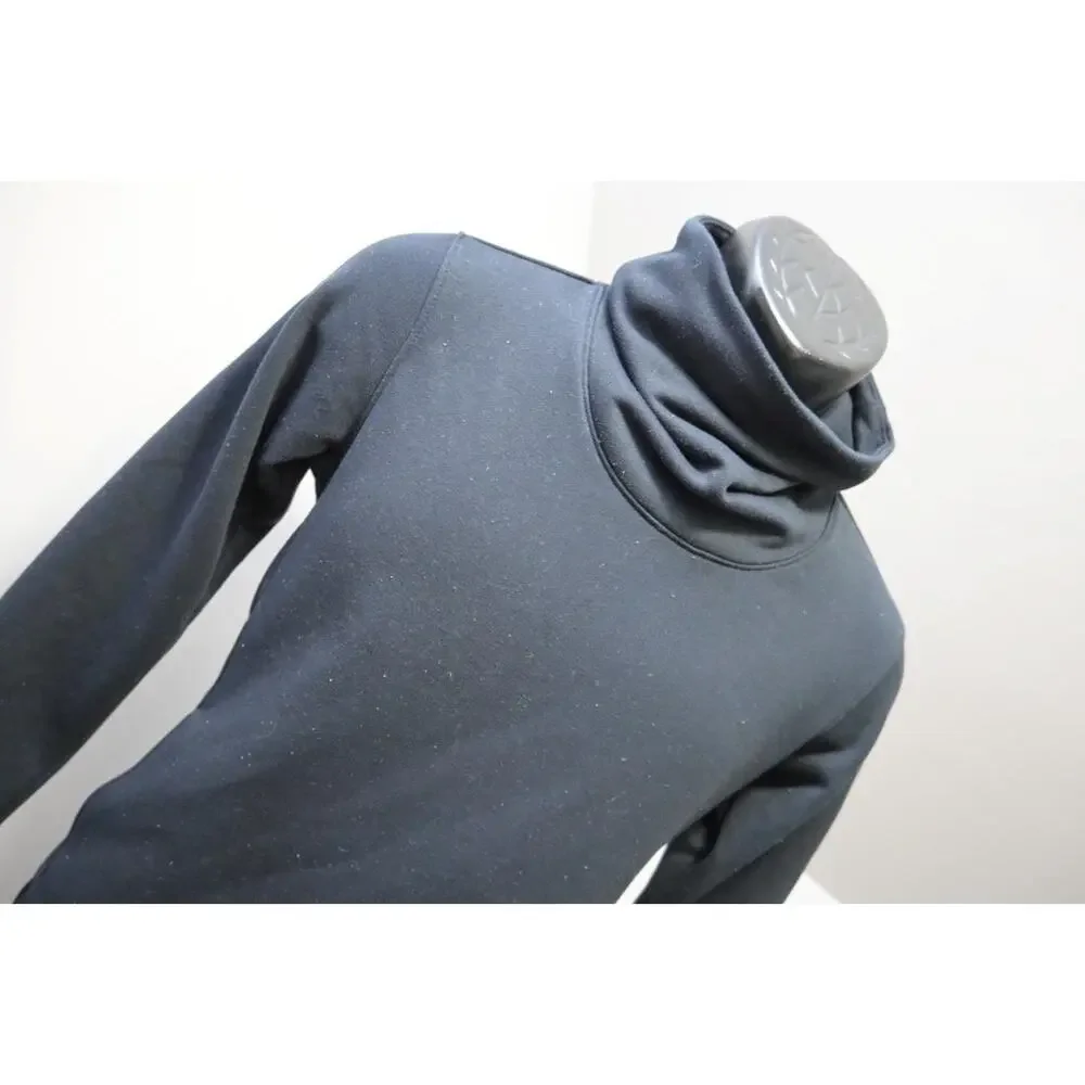 Nike Turtleneck Hoodie Dri Fit‎ Performance Athletic Black Womens Sz XS XSMALL